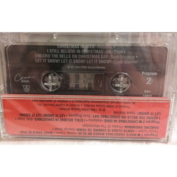 90s Cassette Country Christmas Tape Tanya Tucker Randy Travis All Star Retro NEW - Picture 7 of 8